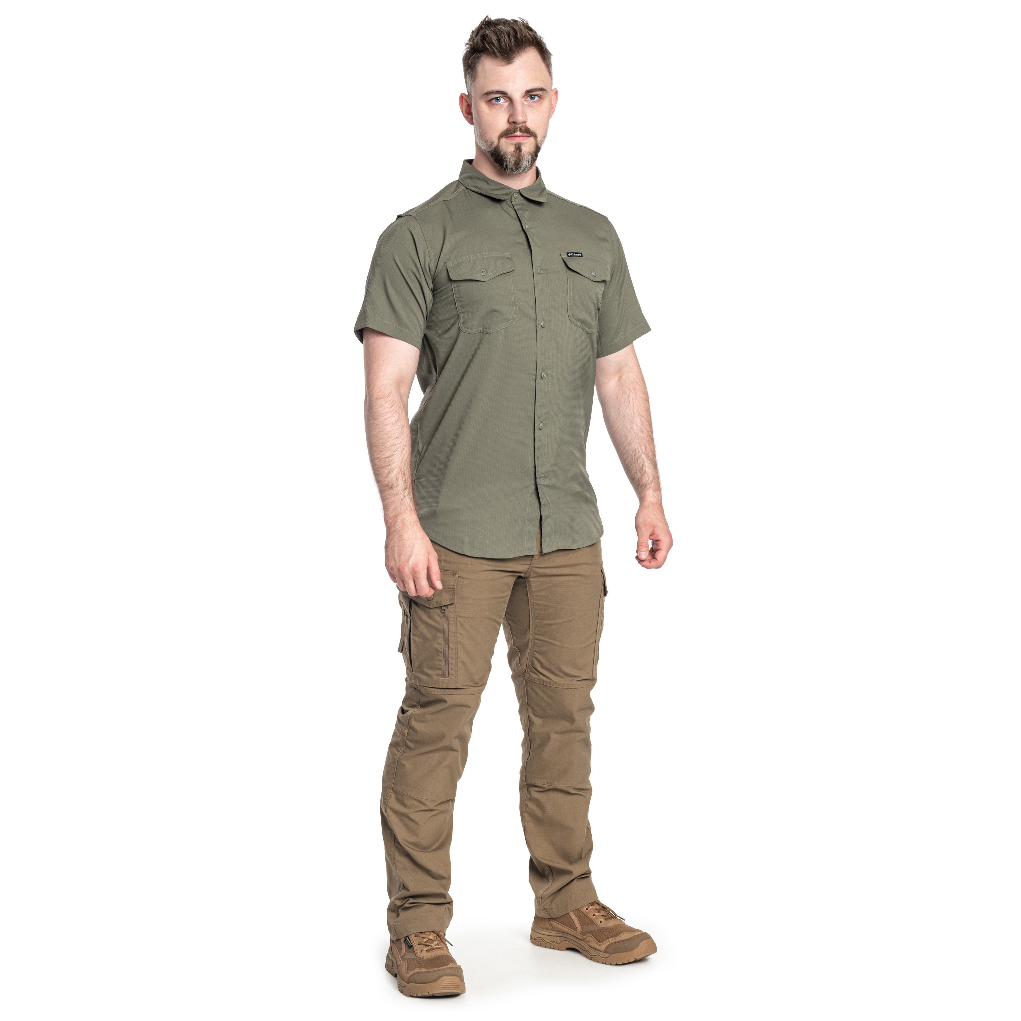 Columbia - Utilizer II Solid Short Sleeve Kurzarmhemd - Stone Green