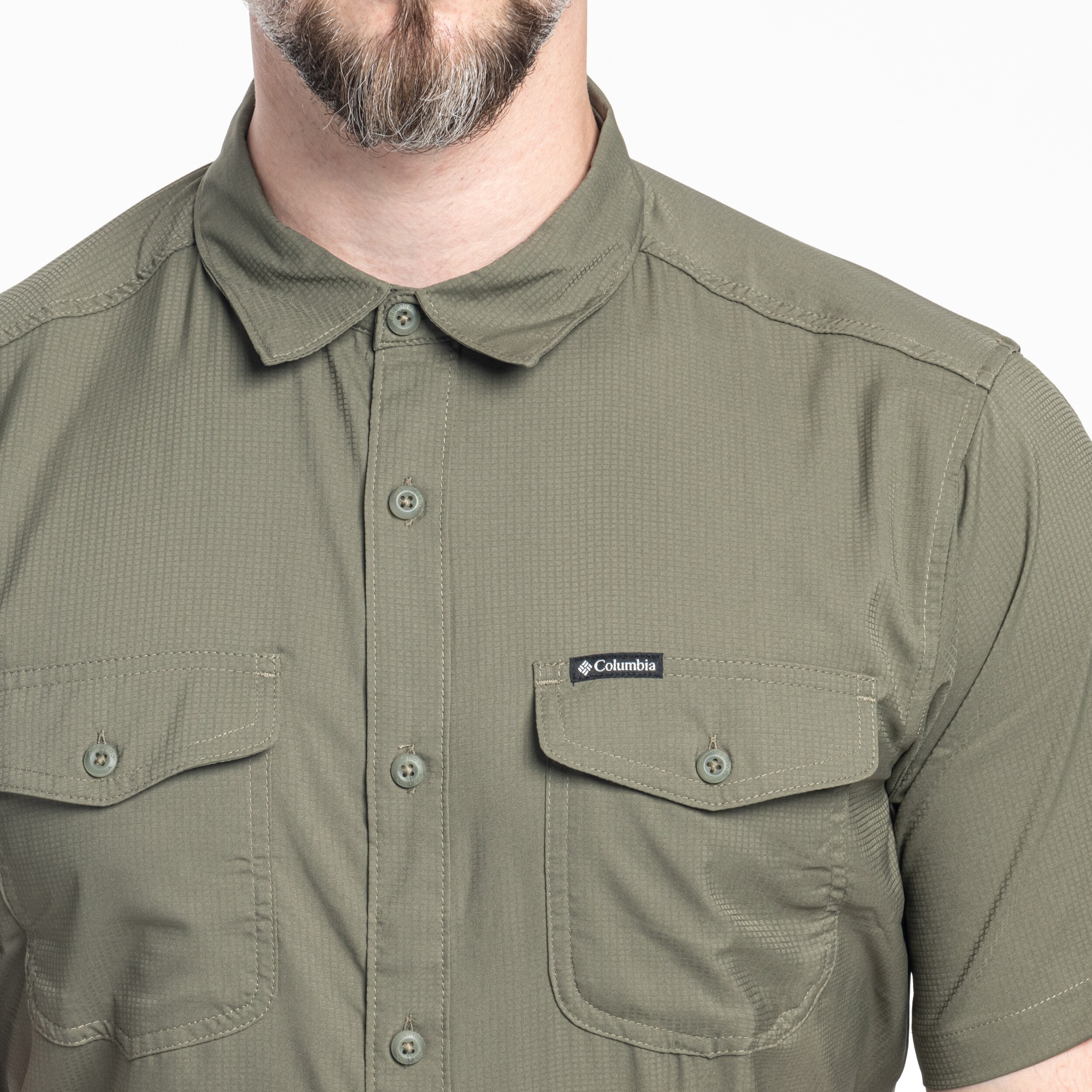 Columbia - Utilizer II Solid Short Sleeve Kurzarmhemd - Stone Green