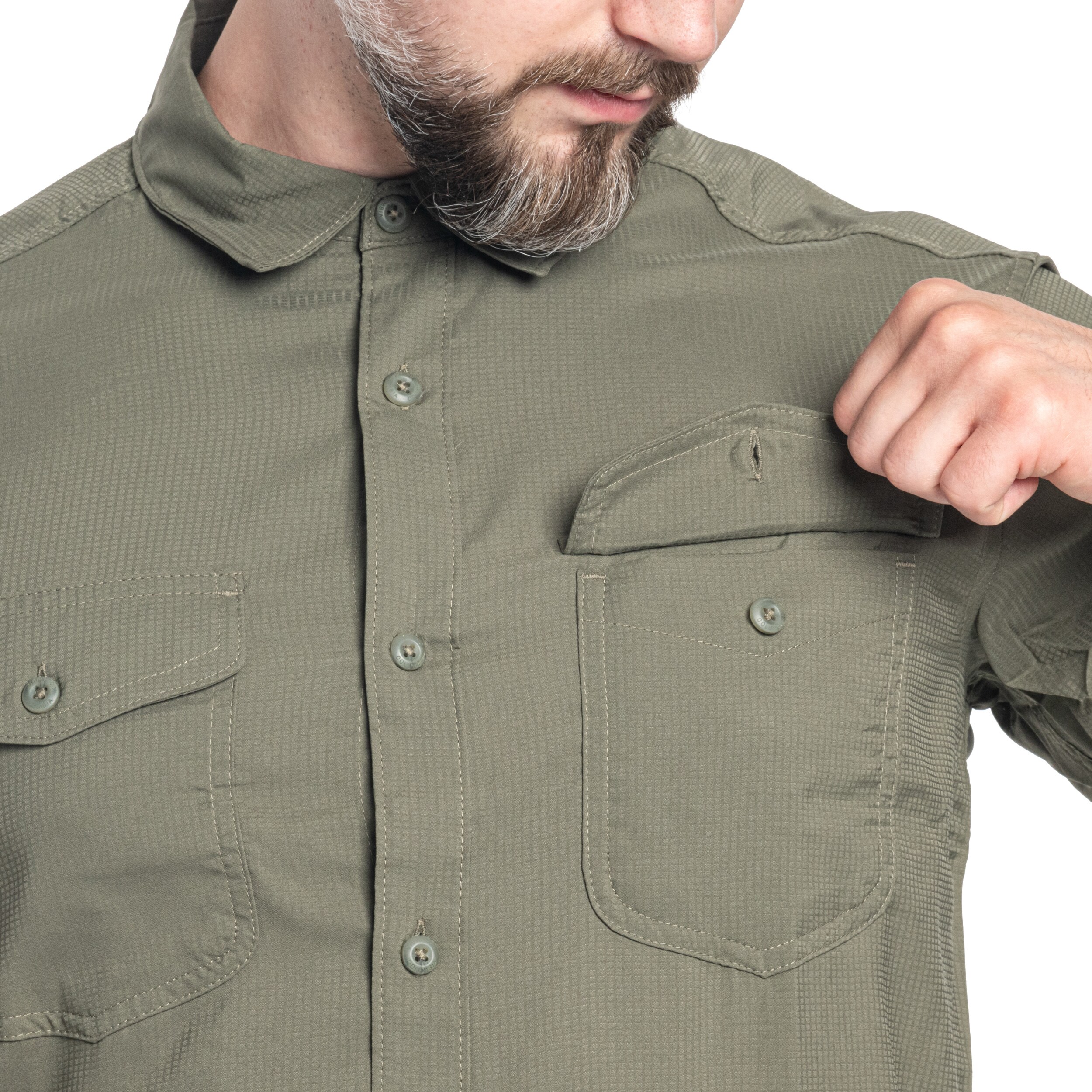 Columbia - Utilizer II Solid Short Sleeve Kurzarmhemd - Stone Green