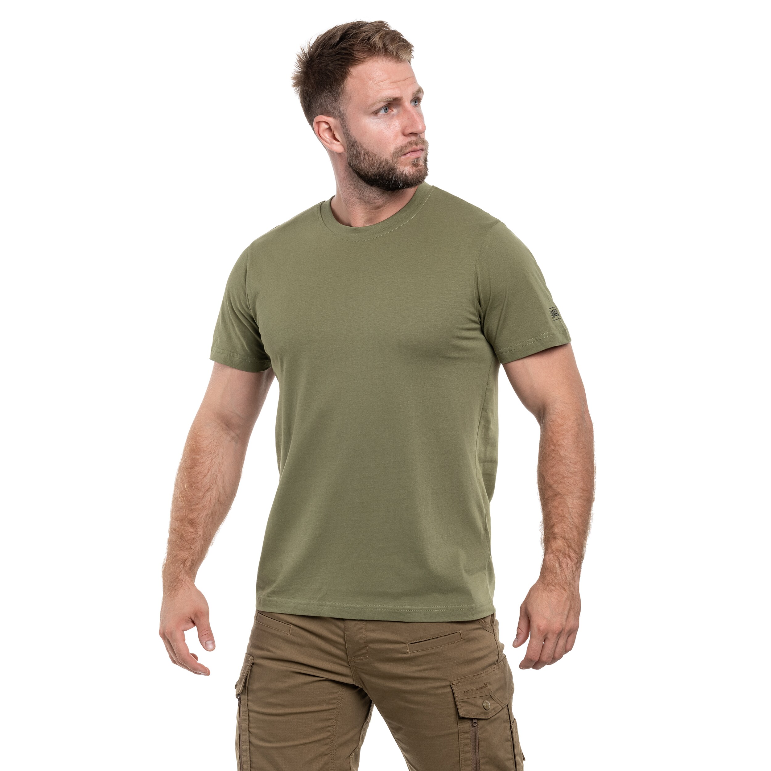 Magnum - Basic - T-Shirt 3 Stk. - Olive/Forged Iron/Black