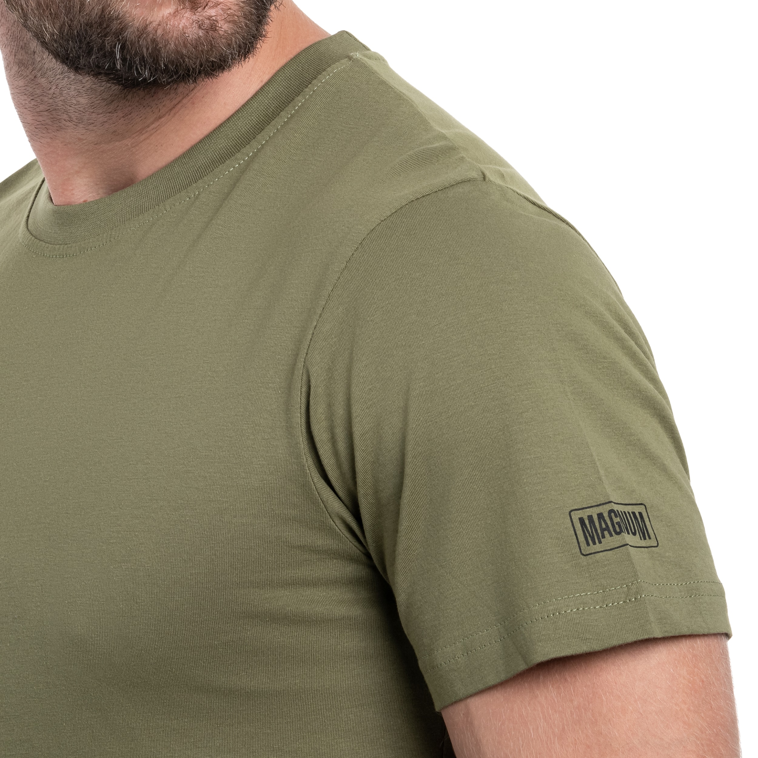 Magnum - Basic - T-Shirt 3 Stk. - Olive/Forged Iron/Black