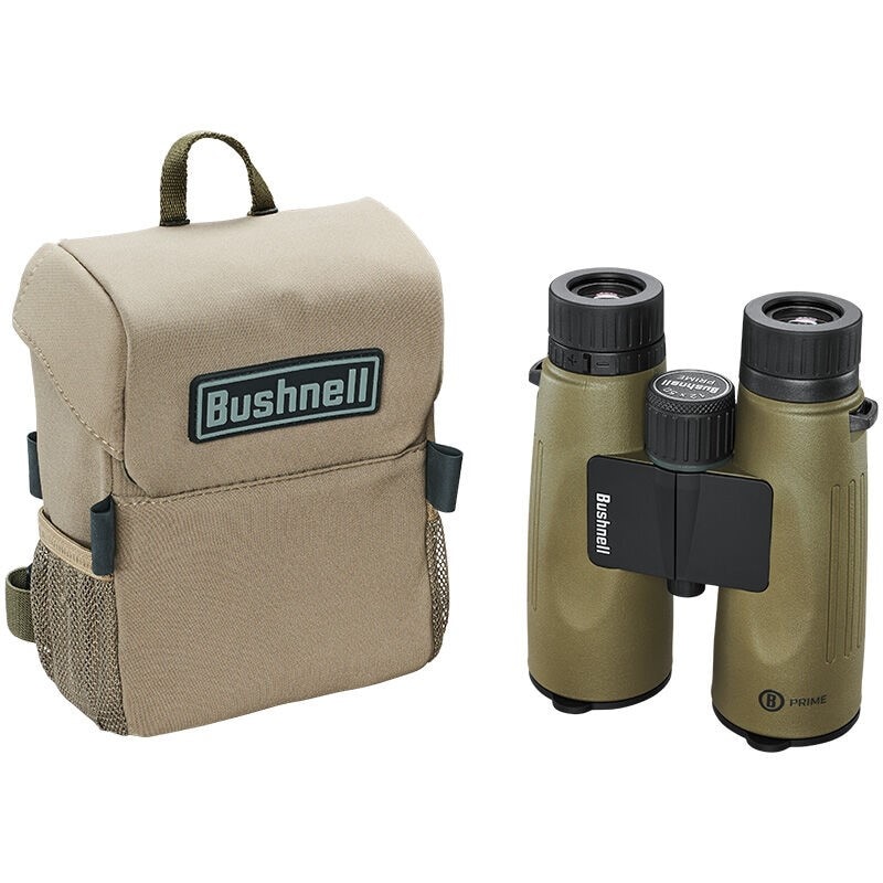 Bushnell Prime - 12x50 Roof Fernglas + Schutzhülle Vault - Green