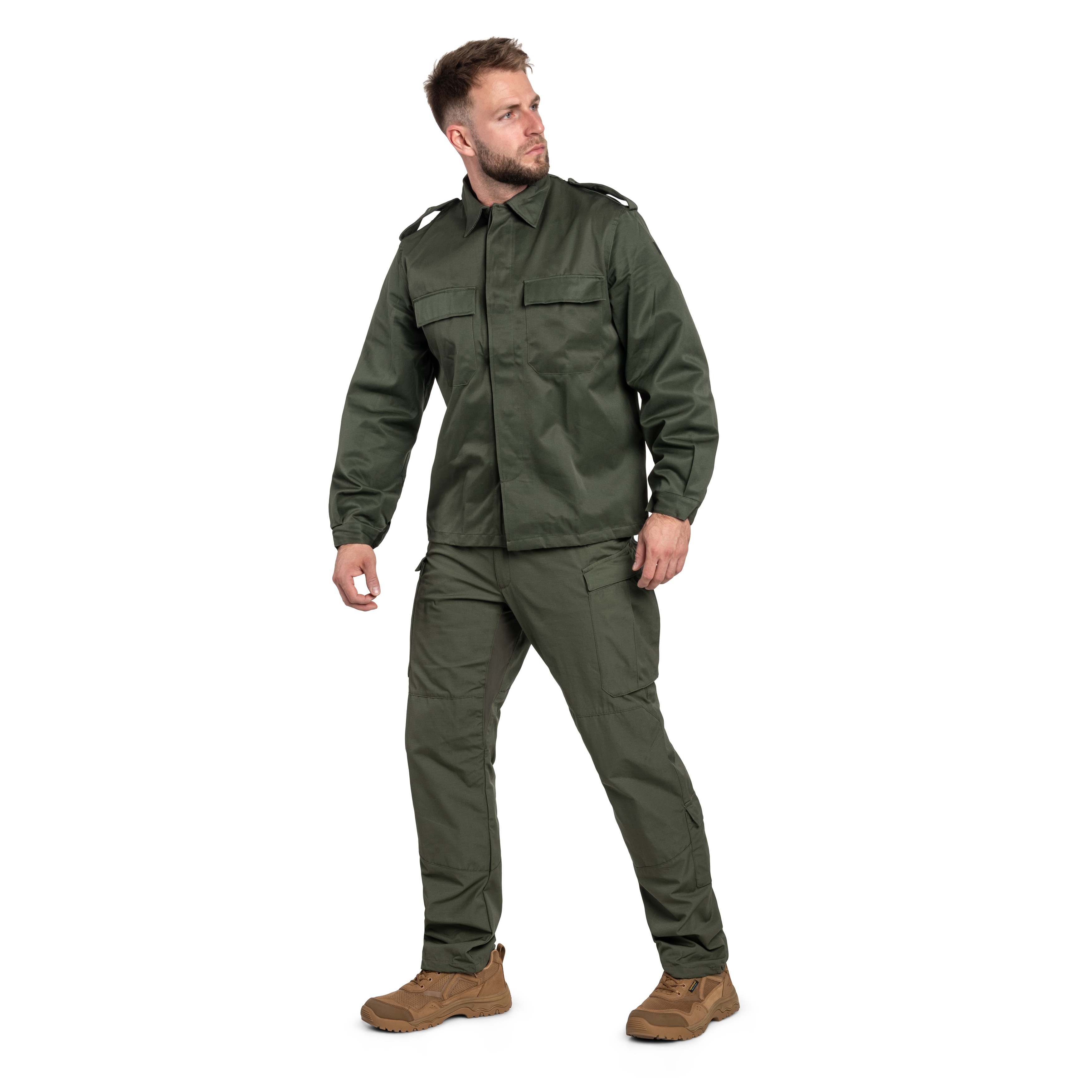 BE BDU - Surplus Militär-Sweatshirt - Wie Neu - OD Green 