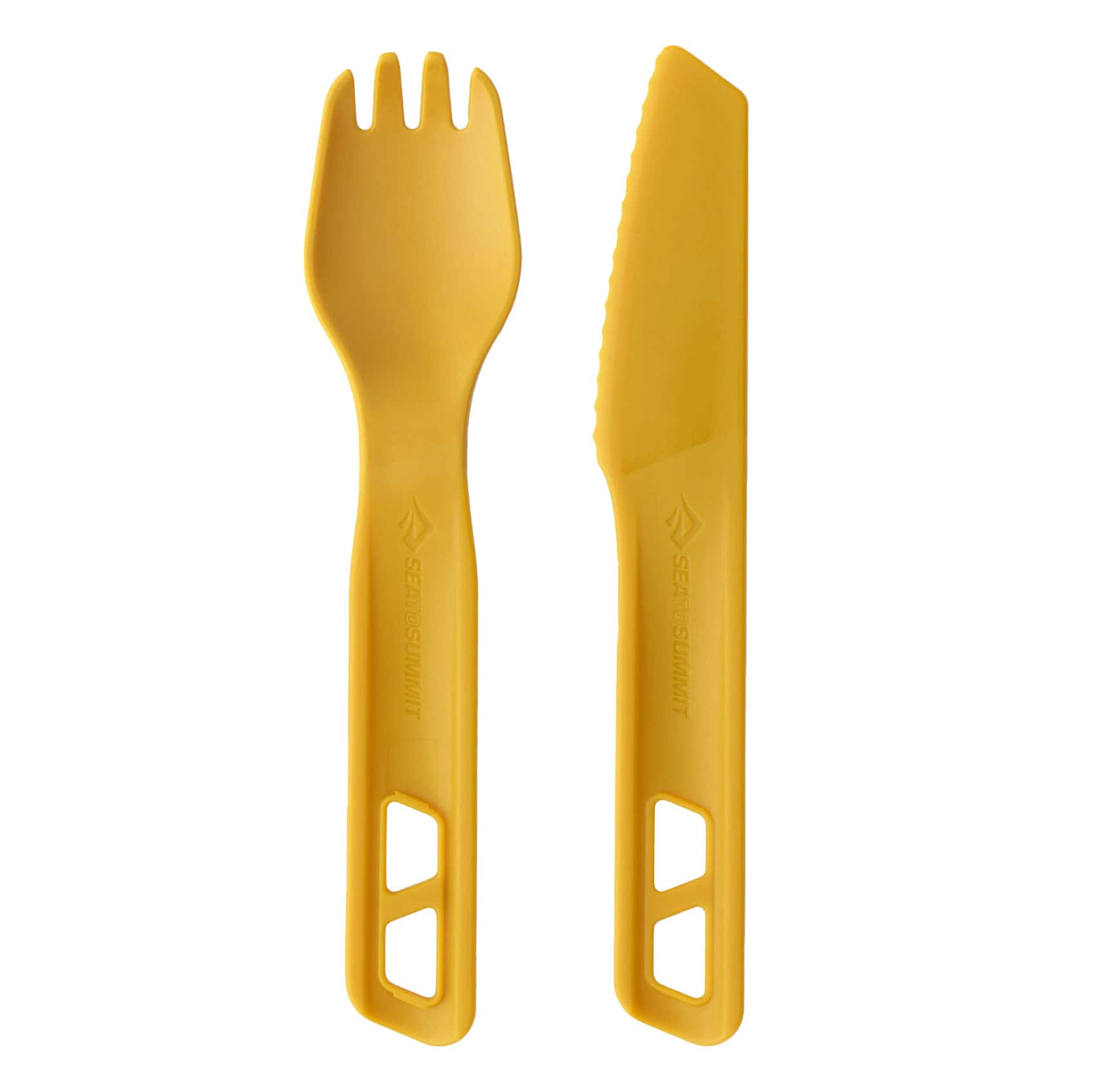 Sea To Summit - Passage Cutlery Set 2P Besteckset - Arrowwood Yellow