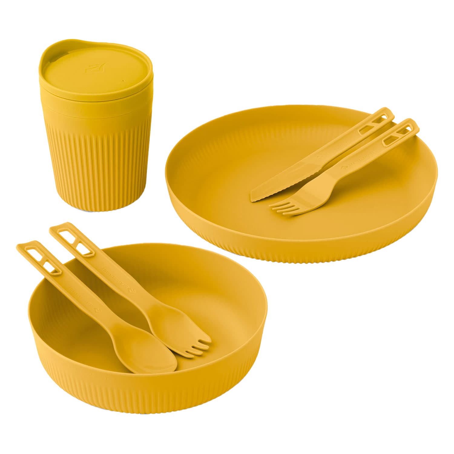 Sea To Summit - Passage Dinnerware Set 7P - Campinggeschirr-Set - Arrowwood Yellow