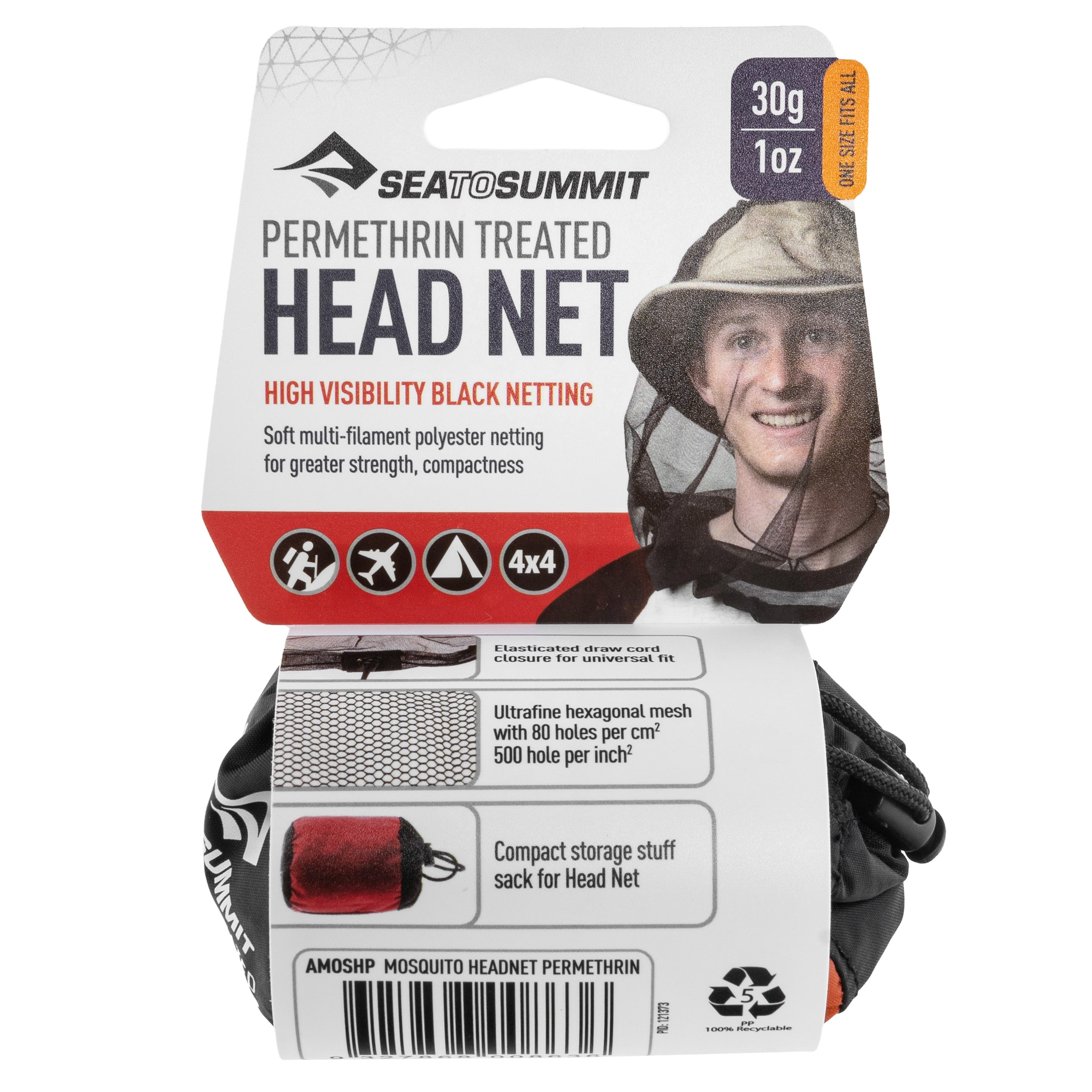 Sea To Summit - Mosquito Head Net Permethrin Treated - Moskito-Kopf-Nacken-Netz