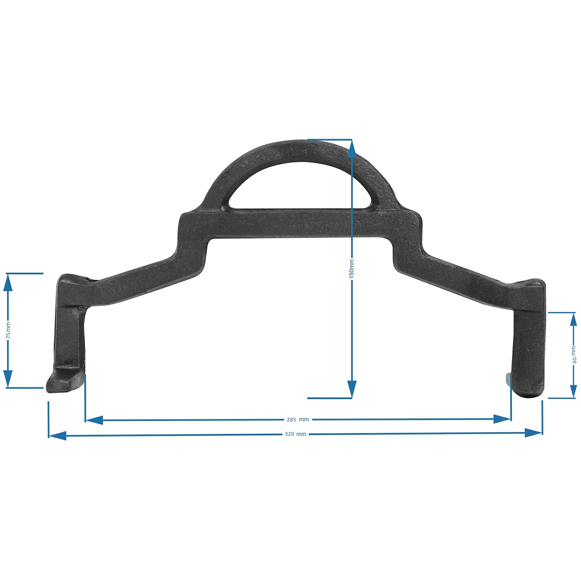 Rossner - Klemmen für Gusseisen Kessel 2 in 1 -  8l