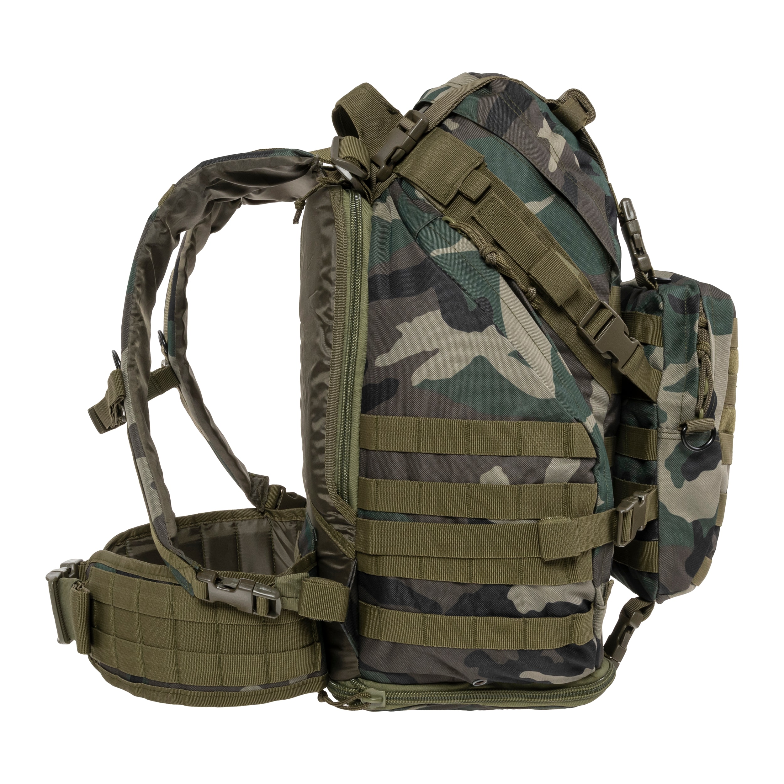 Camo Military Gear - Overloard Rucksack 60 l - Woodland
