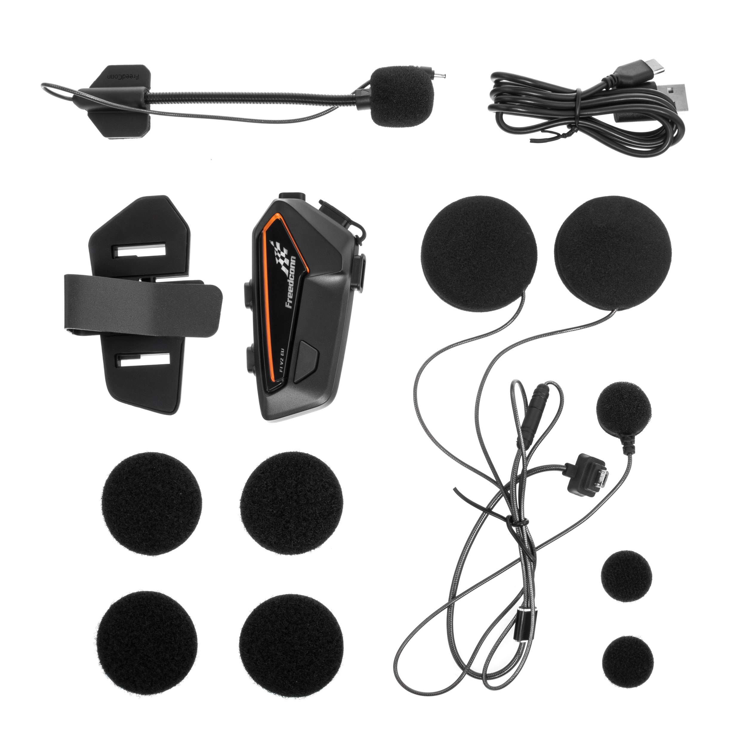 FreedConn - F1 V2 EU - Motorrad-Gegensprechanlage