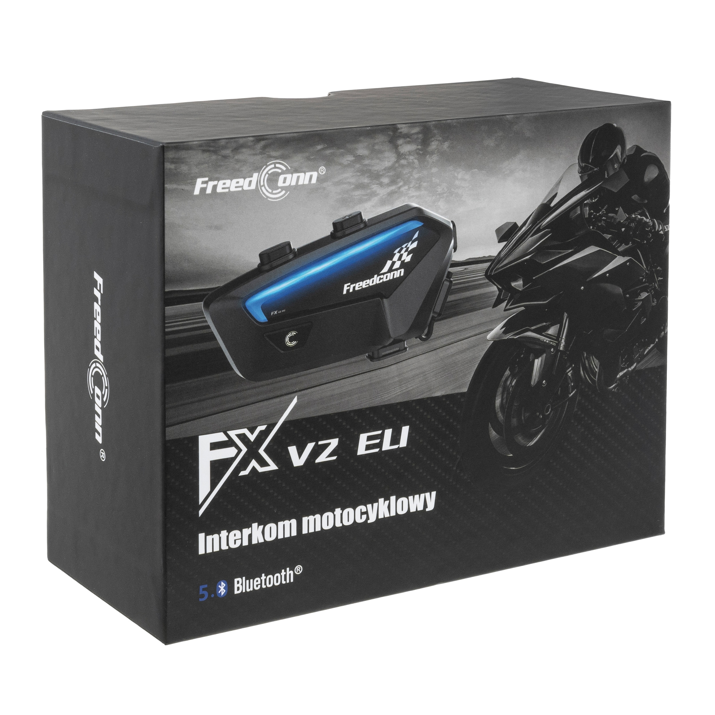 FreedConn - FX Motorrad Gegensprechanlage - Black