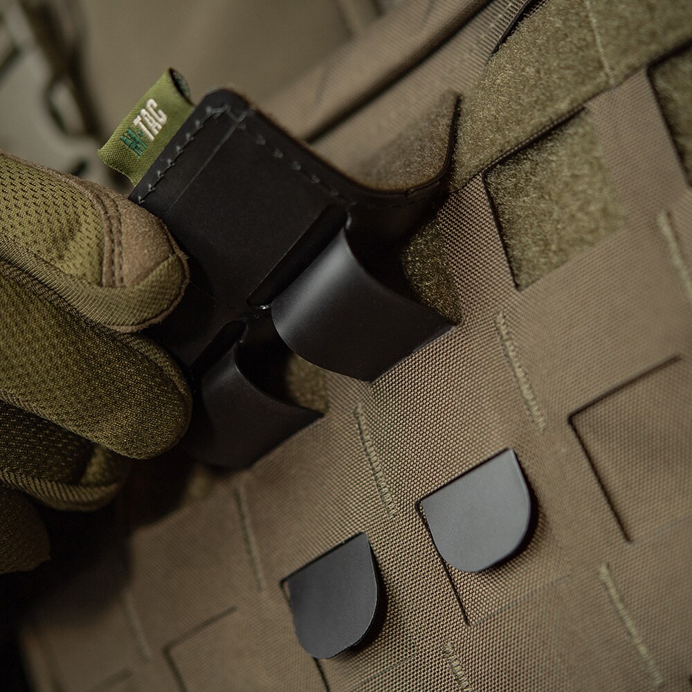 M-Tac - MOLLE Velcro-Klettfläche für Aufnäher 80 x 85 mm - Olive