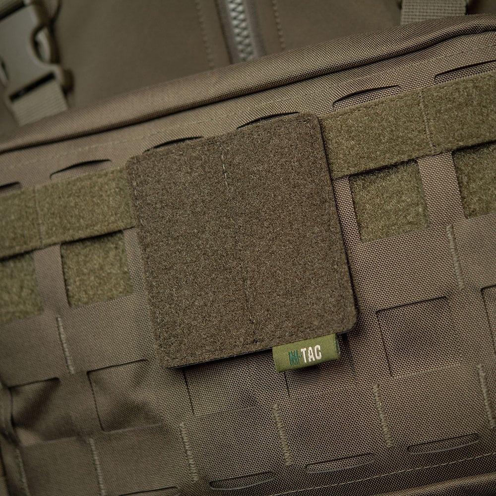 M-Tac - MOLLE Velcro-Klettfläche für Aufnäher 80 x 85 mm - Olive