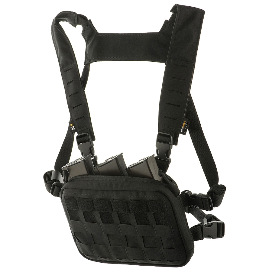 M-Tac - Military Elite Chest Rig Taktische Weste - Black