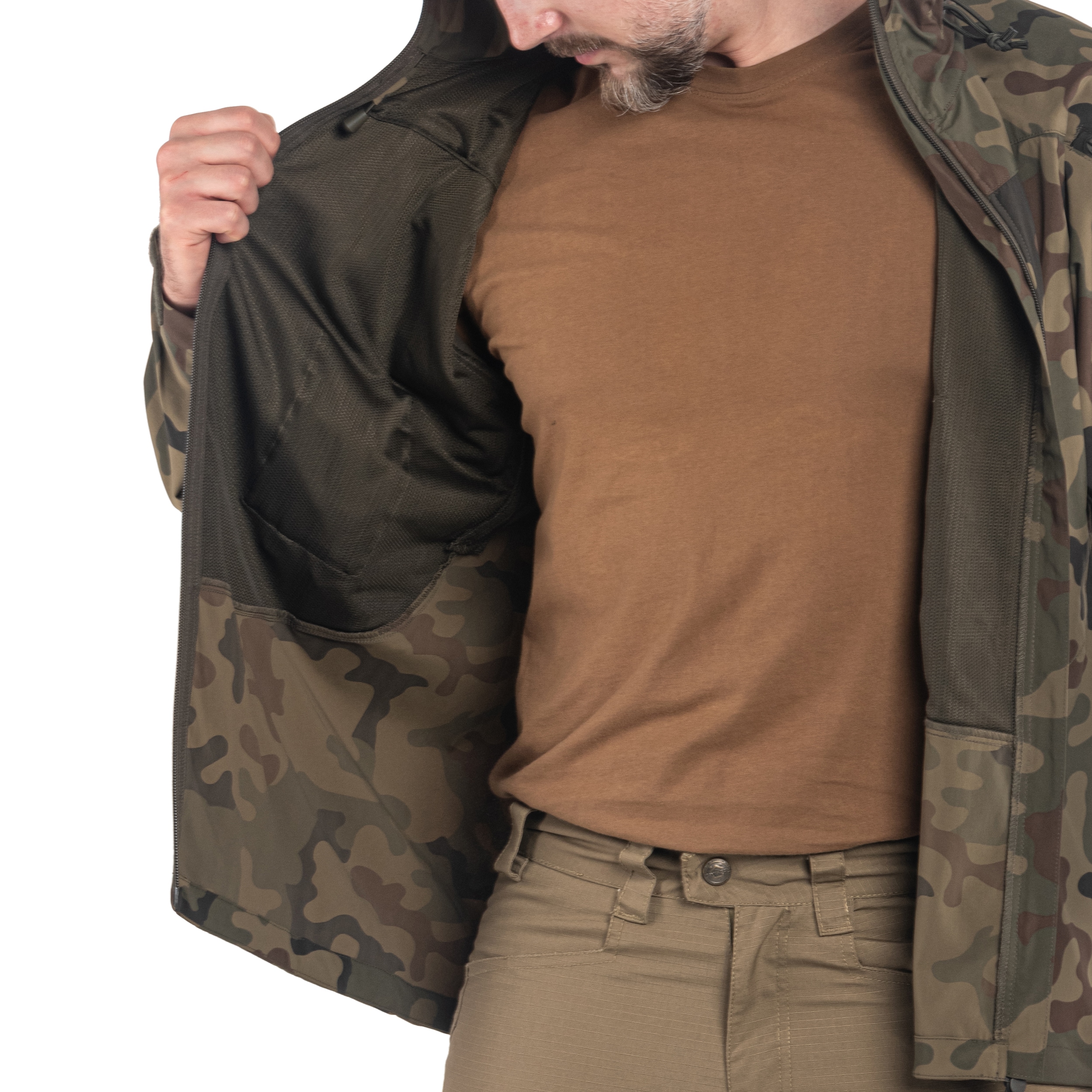 Helikon - Trooper StormStretch Softshell MK2 - Jacke - wz.93 Pantera PL Woodland