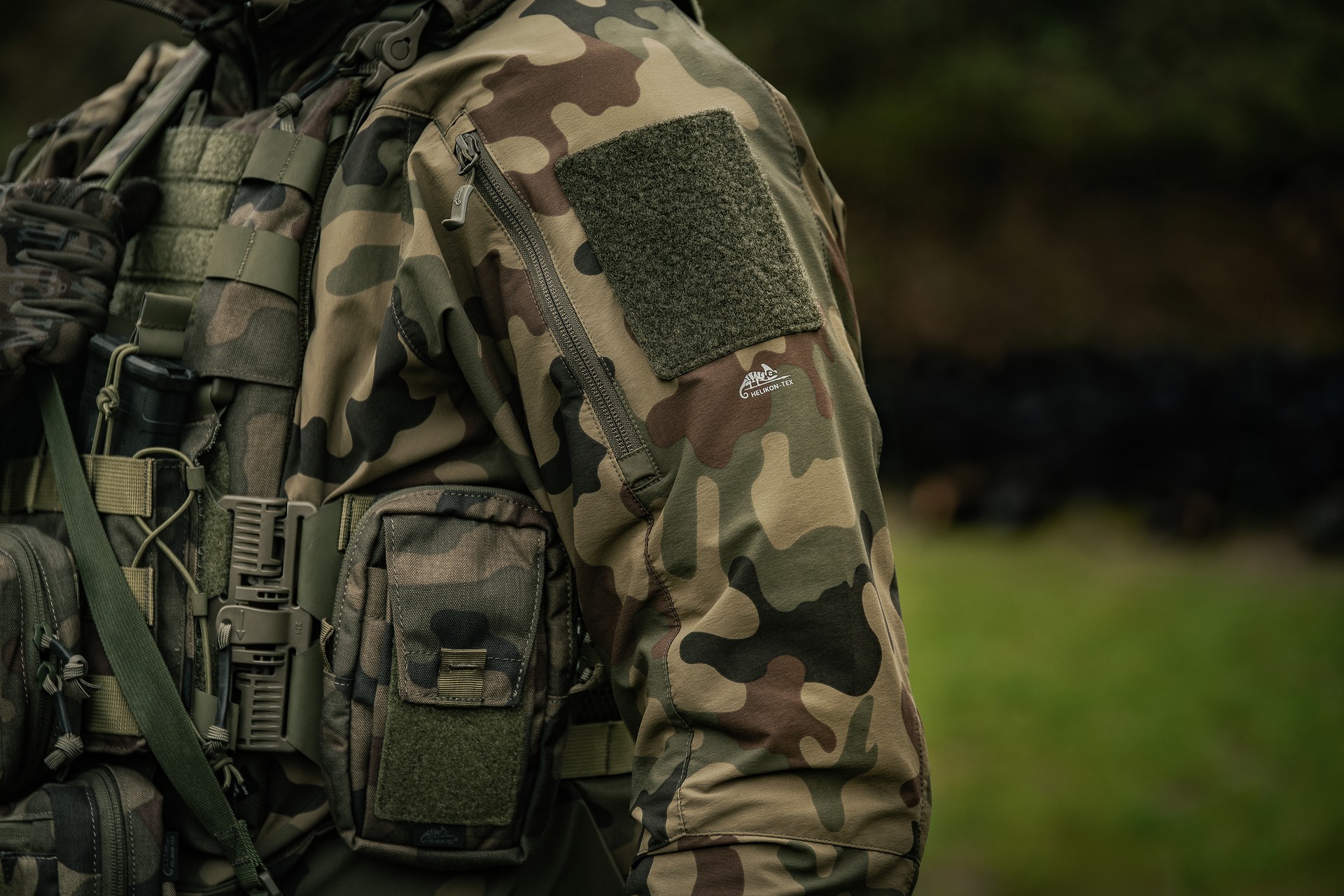 Helikon - Trooper StormStretch Softshell MK2 - Jacke - wz.93 Pantera PL Woodland