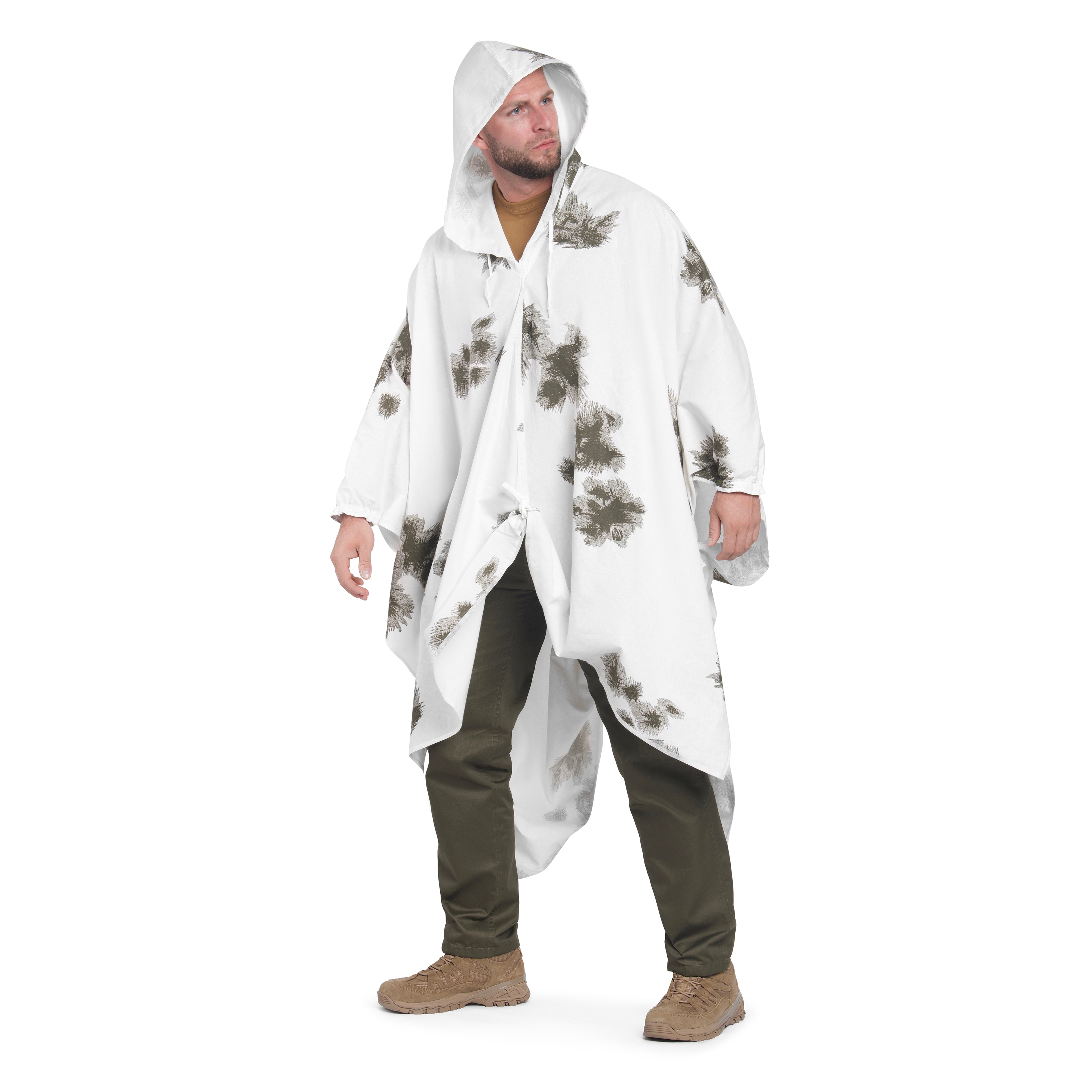 Mil-Tec - BW - Poncho - Snow Camo