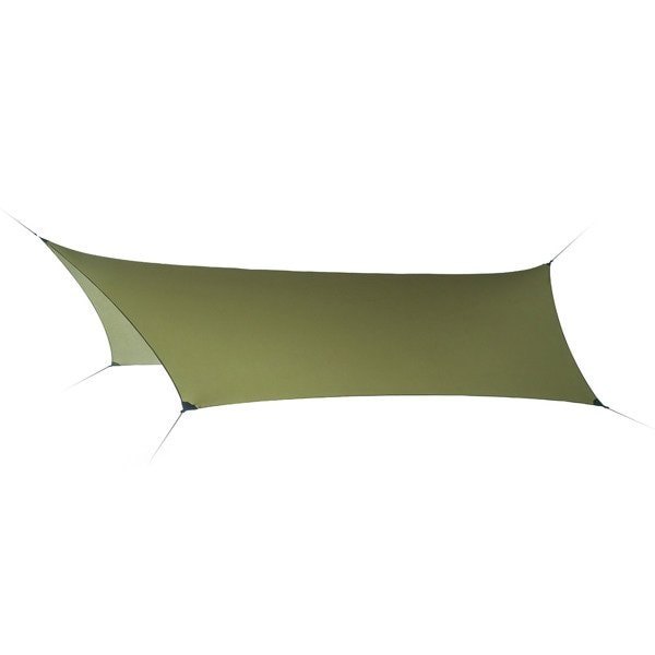 Lesovik - HEKSA Ultralight Tarp - Zeltplane 3,6x3 - Crocodile Green 