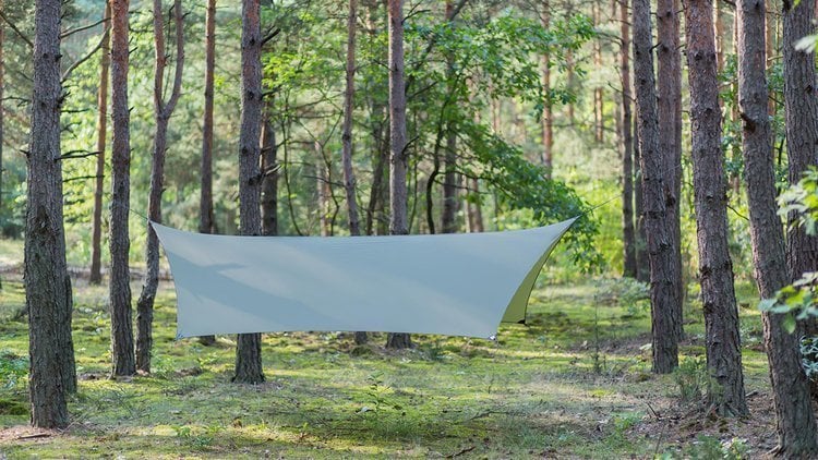 Lesovik - HEKSA Ultralight Tarp - Zeltplane 3,6x3 - Crocodile Green 