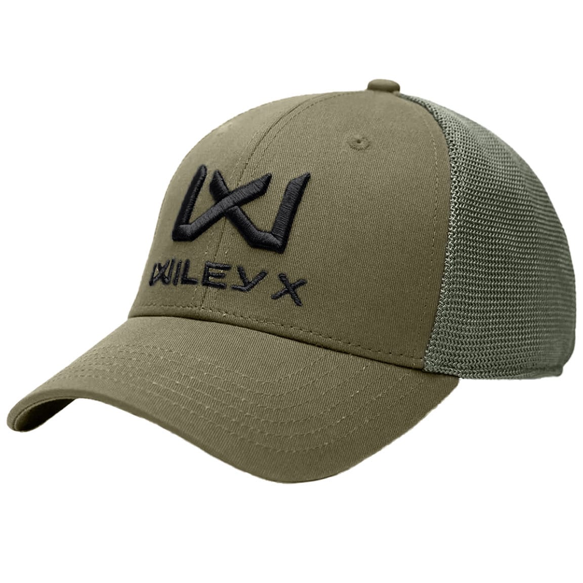 Wiley X - Trucker Cap Baseballkappe - Olive Green/Black WX