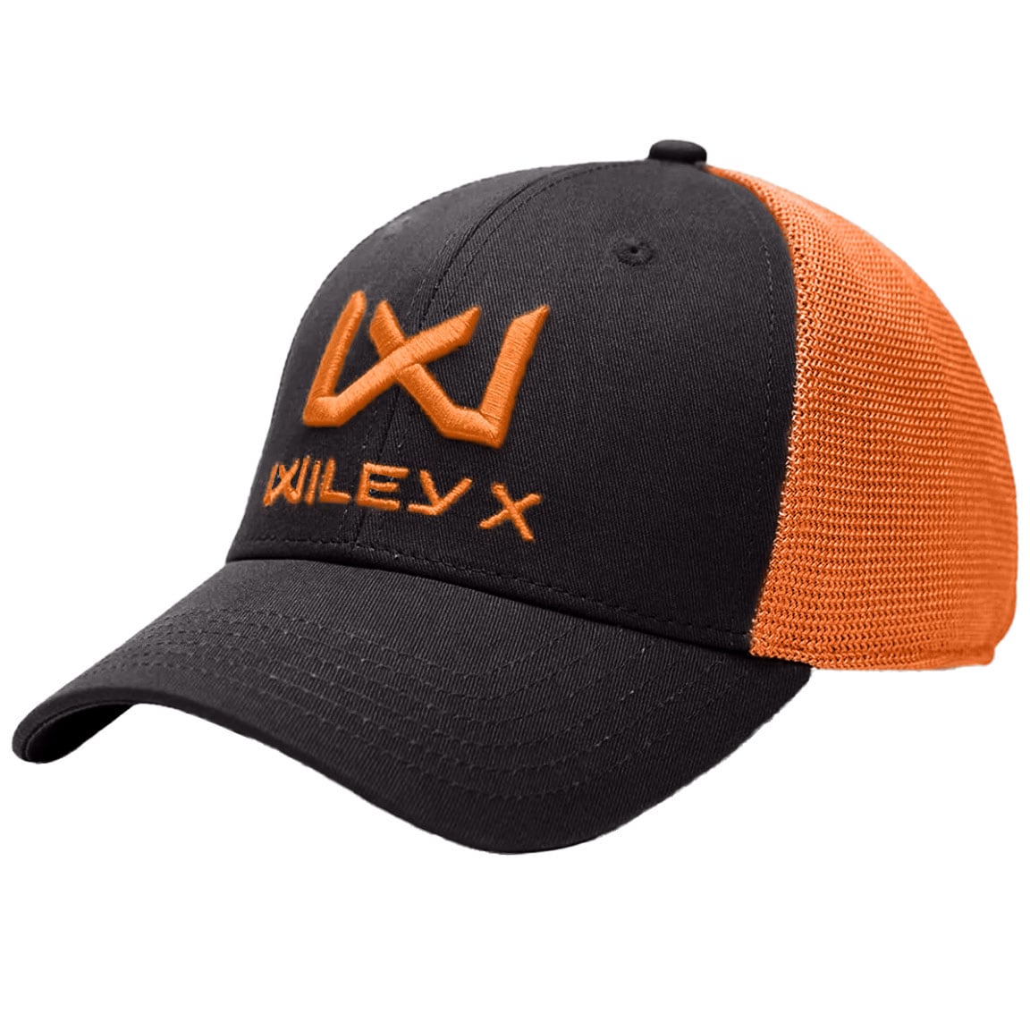 Wiley X - Trucker Cap Baseballkappe - Dark Grey/Signal Orange/Signal Orange WX