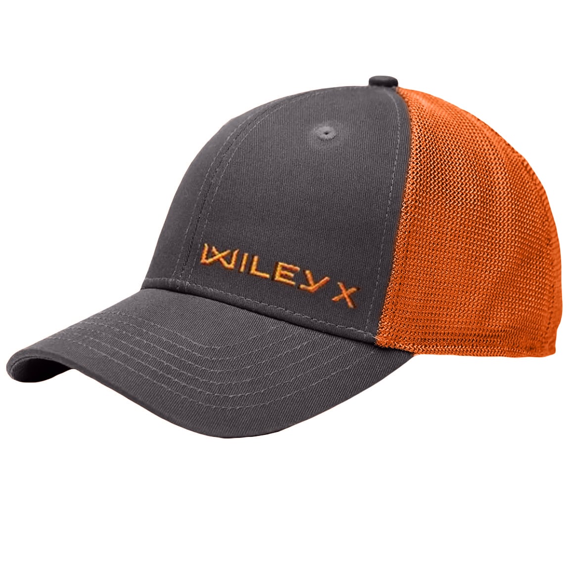 Wiley X - Trucker Cap Baseballkappe - Dark Grey/Signal Orange/Signal Orange Wiley X