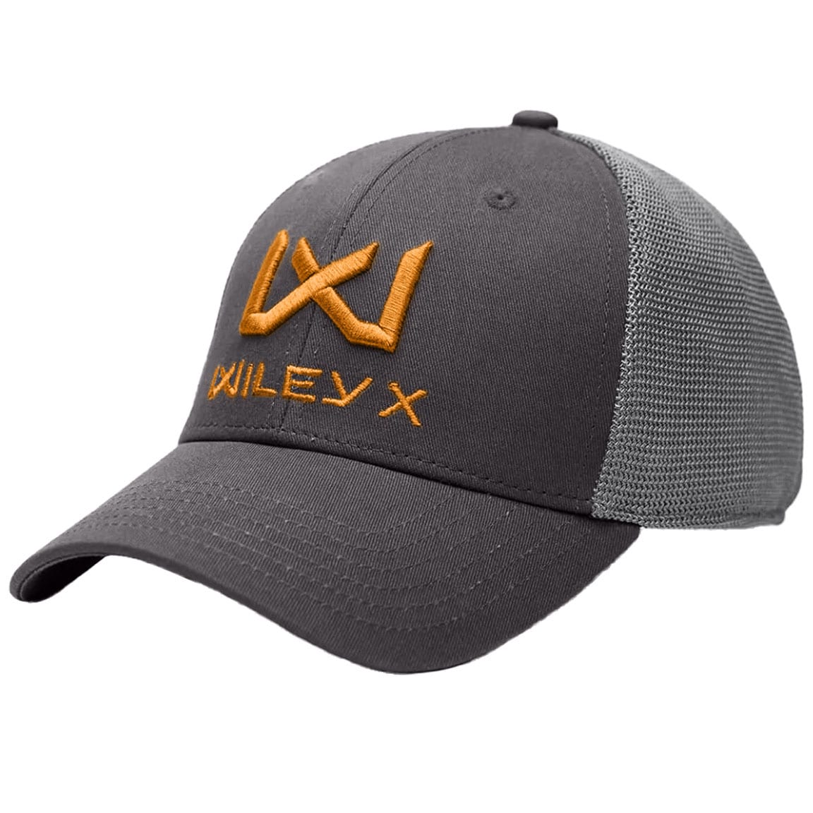 Wiley X - Trucker Cap Baseballkappe - Dark Grey/Orange WX/Wiley X