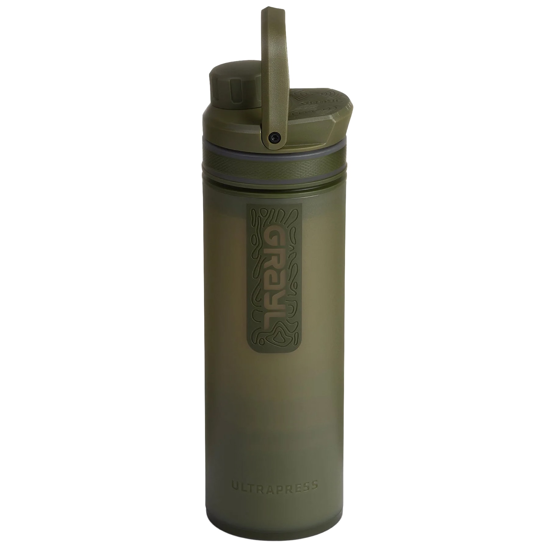 Grayl - UltraPress Flasche mit Filter 500 ml - Olive Drab