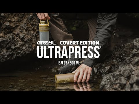 Grayl - UltraPress Flasche mit Filter 500 ml - Olive Drab