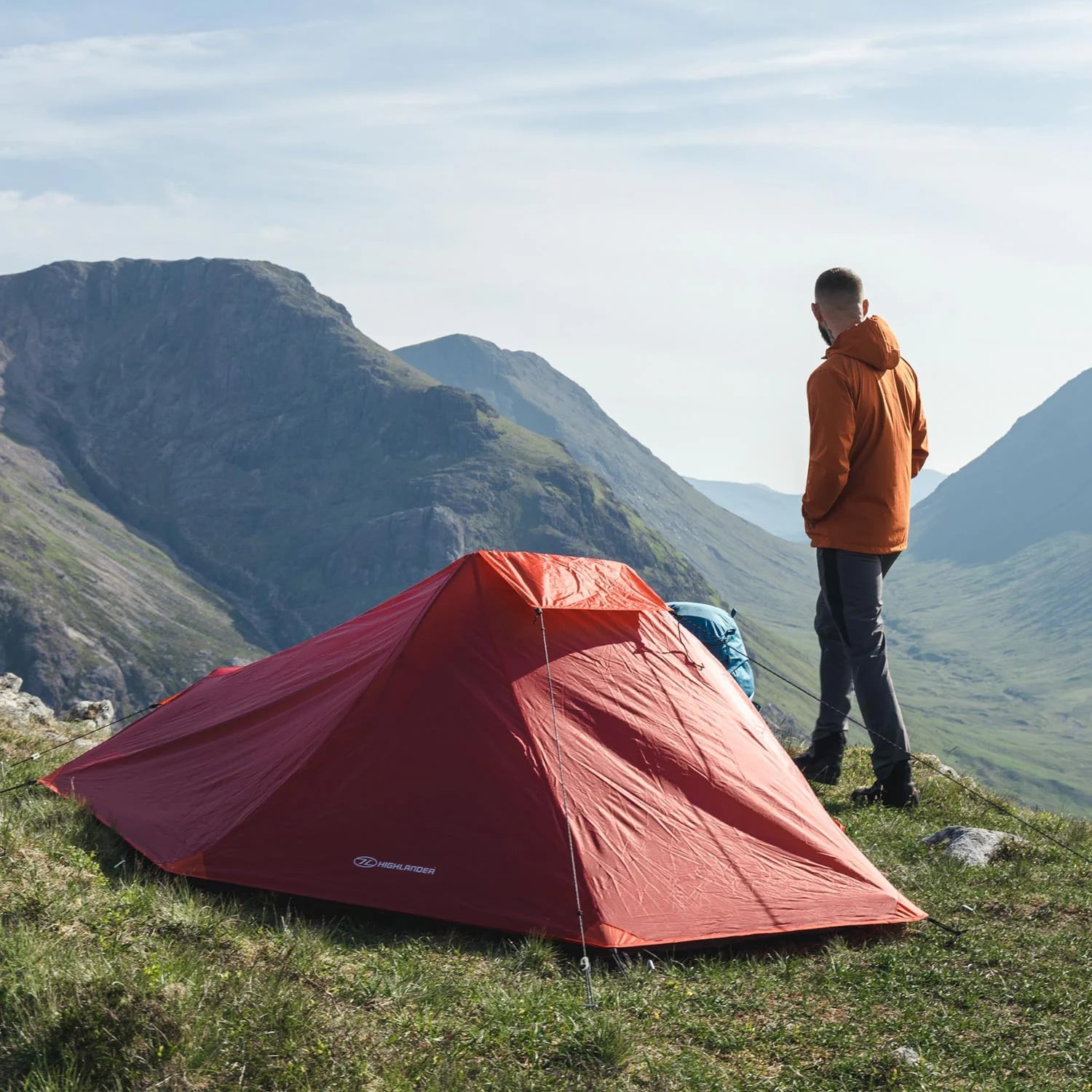 Highlander - Outdoor Blackthorn 1 XL - 1-Personen Zelt - Red