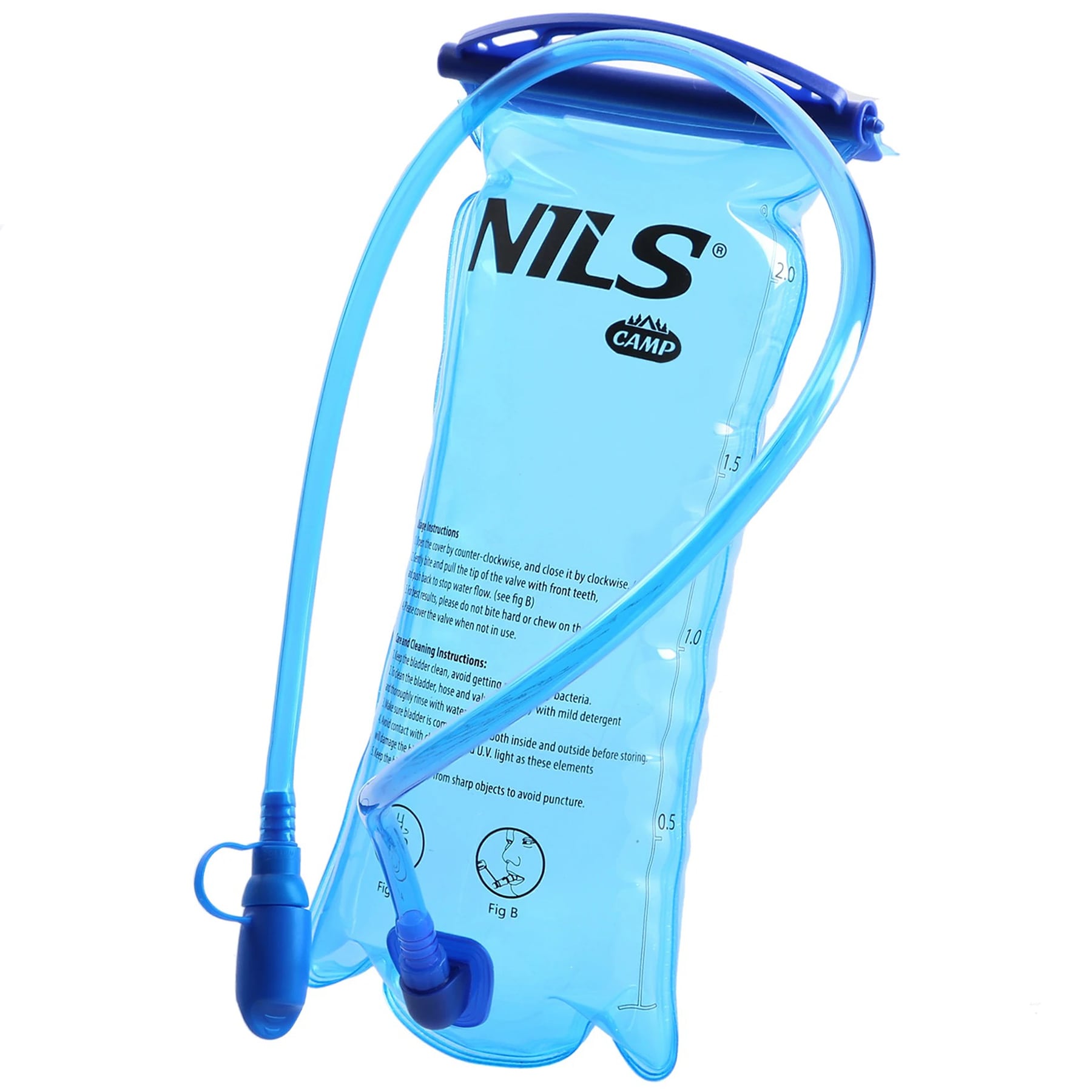 Nils Camp - Trinkblase 2 l - Blau