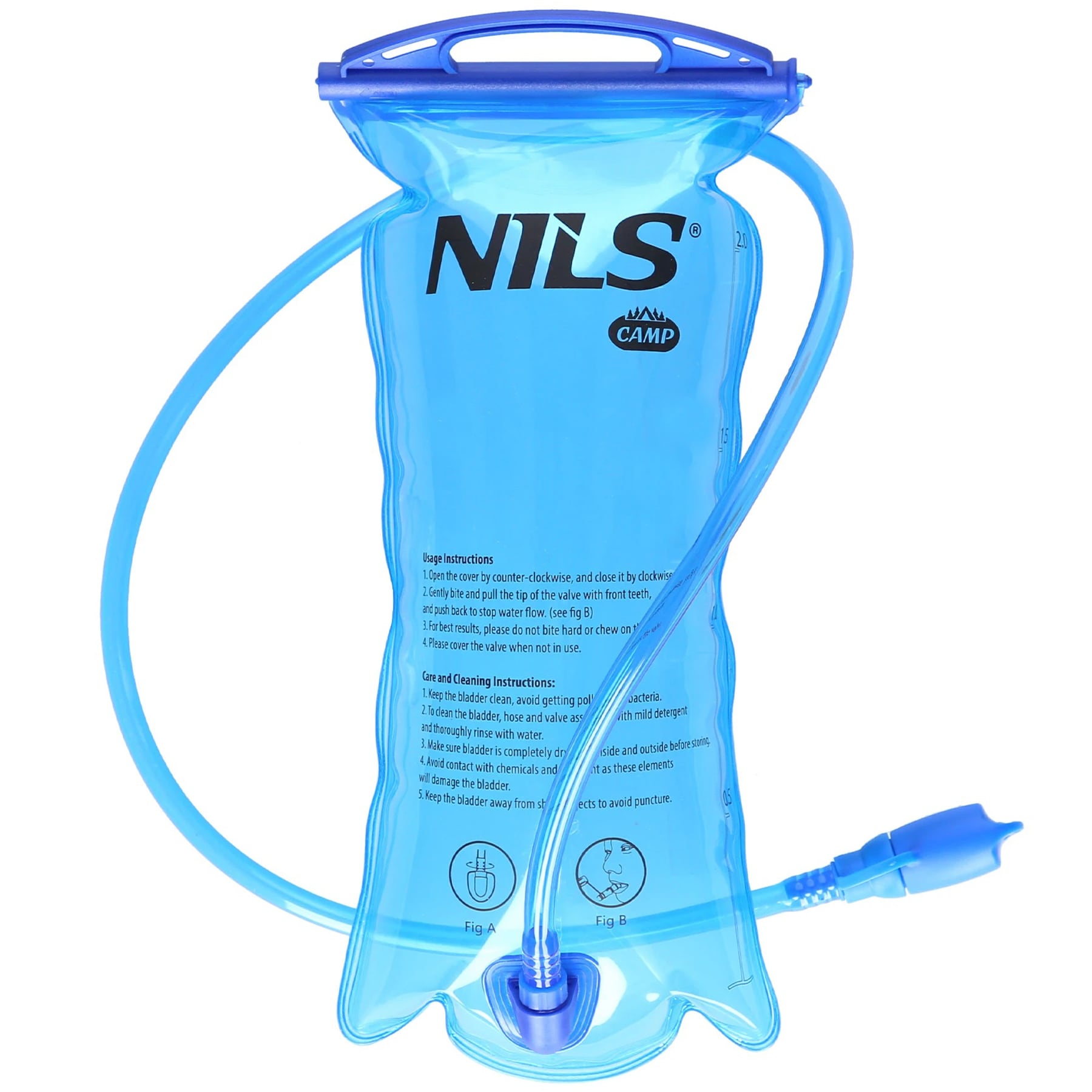 Nils Camp - Trinkblase 2 l - Blau