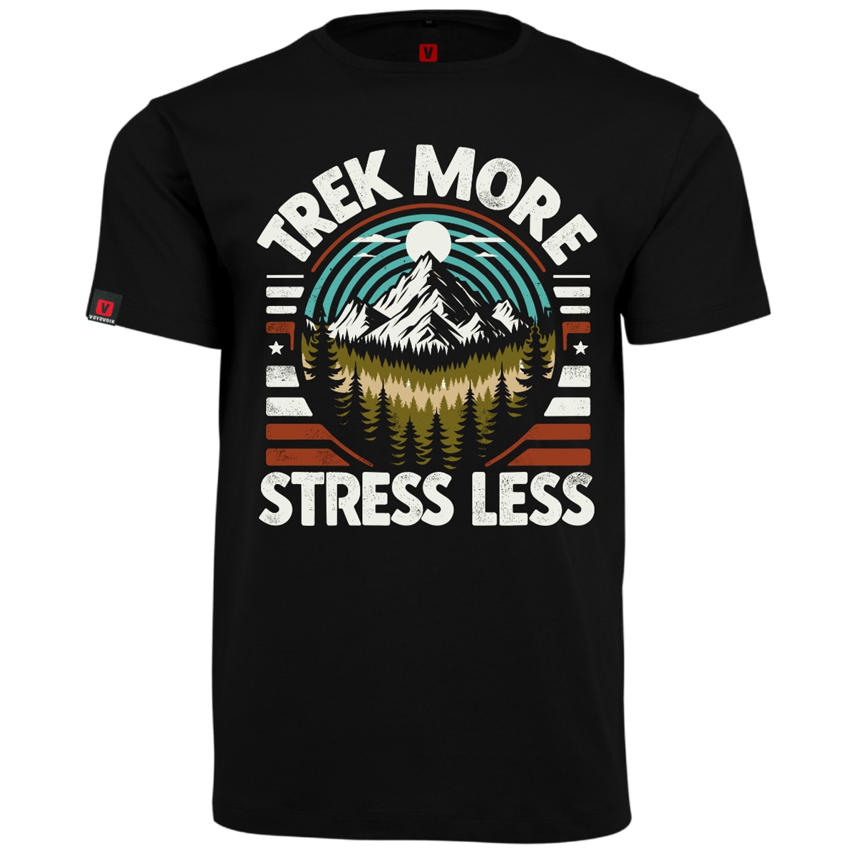 Voyovnik - Trek More - T-Shirt - Schwarz