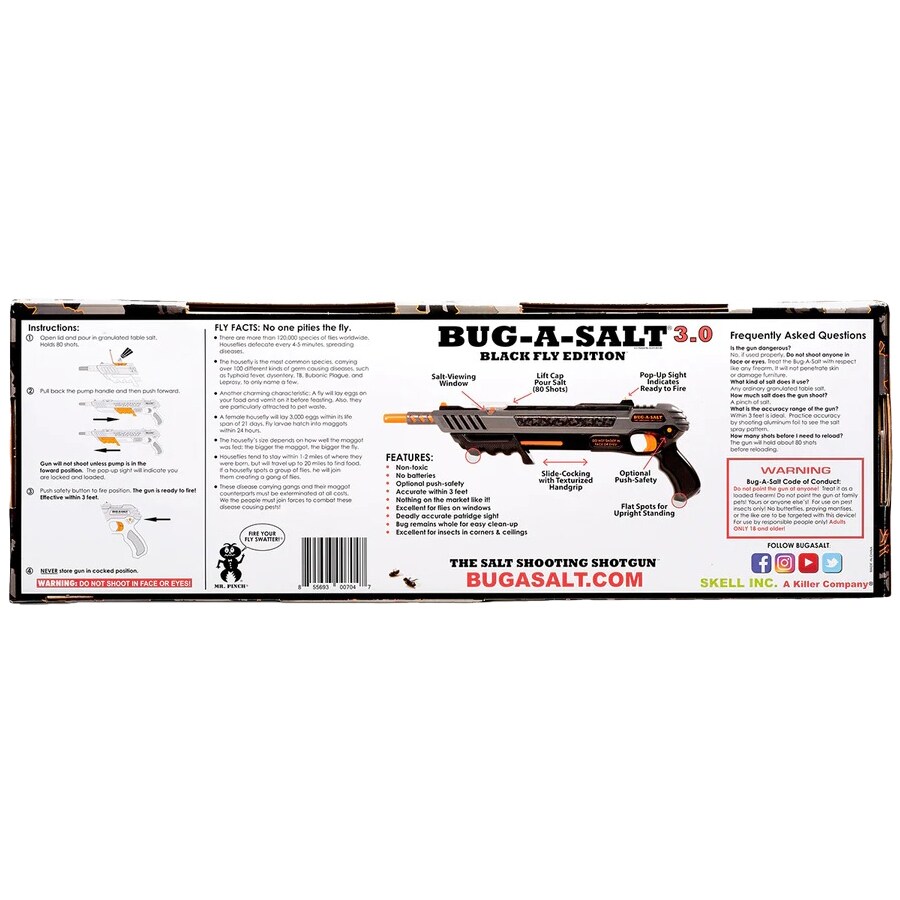 Bug-A-Salt - 3.0 Insektenpistole - Black Fly