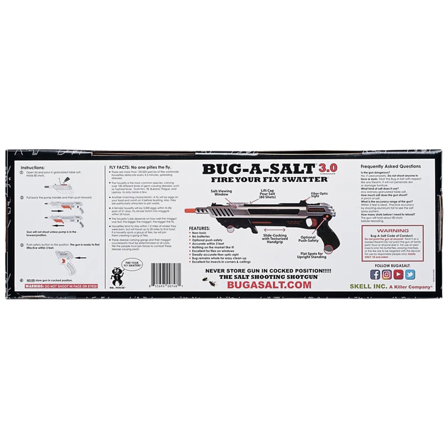 Bug-A-Salt - Advanced Combat Fiber Optic 3.0 Insektenpistole - Silver