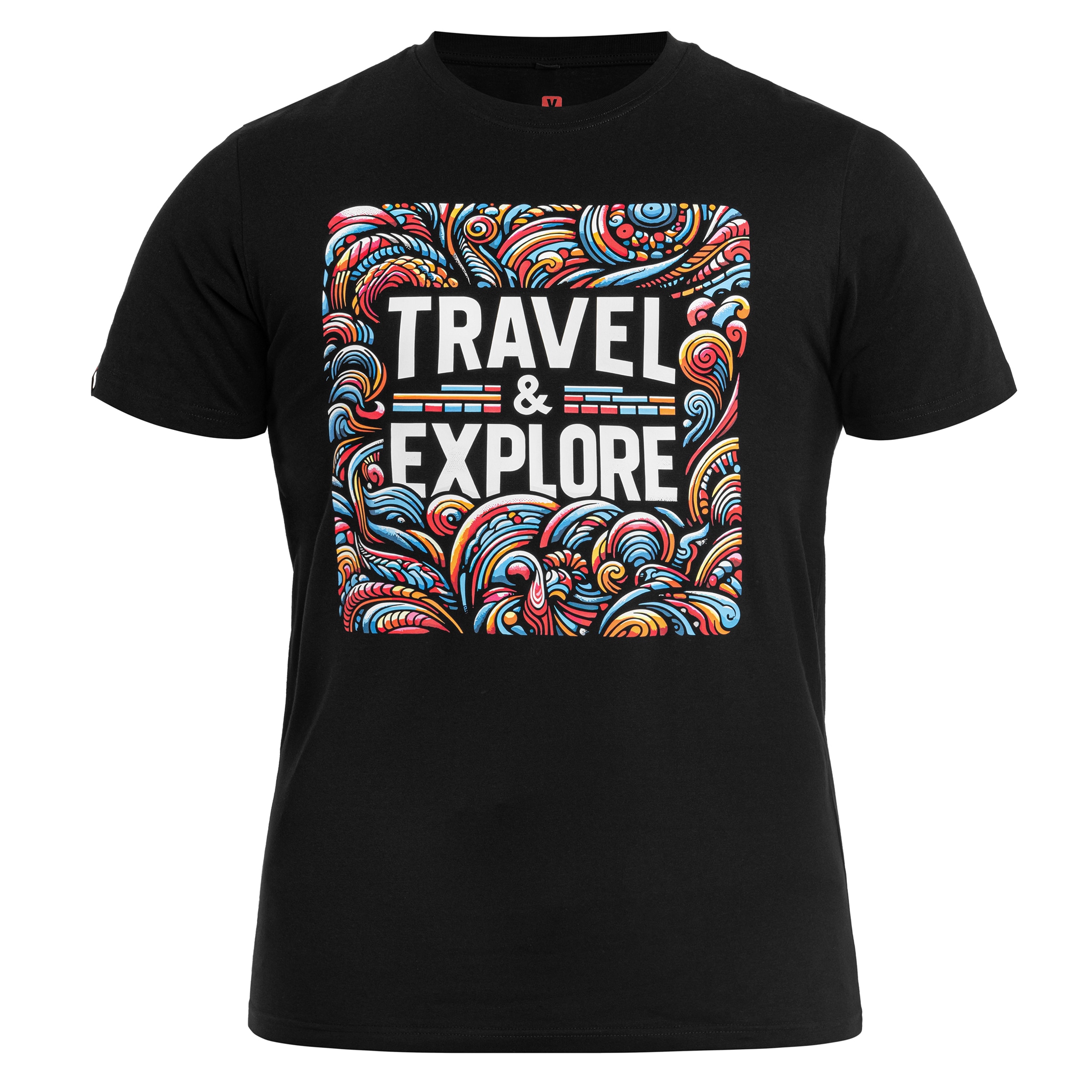 Voyovnik - Travel & Explore T-Shirt - Schwarz