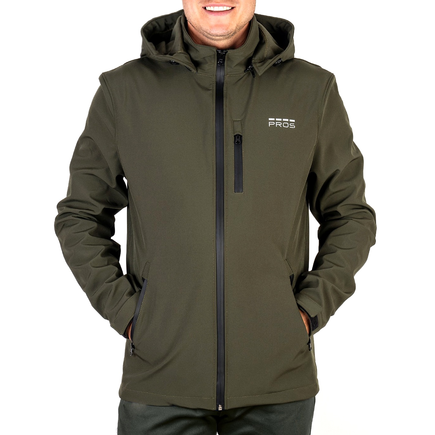 Pros - Sport Softshell Jacke - Grün