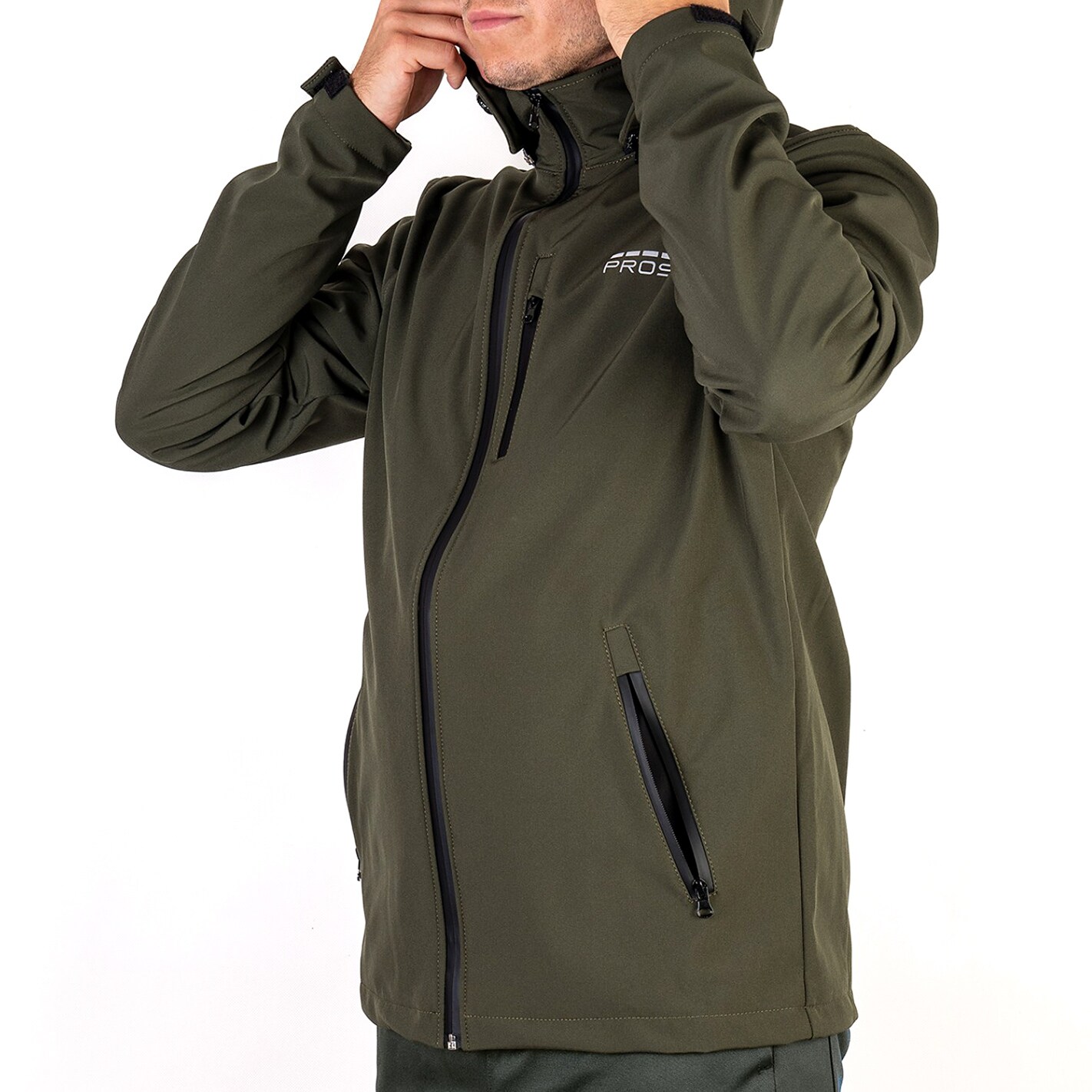 Pros - Sport Softshell Jacke - Grün