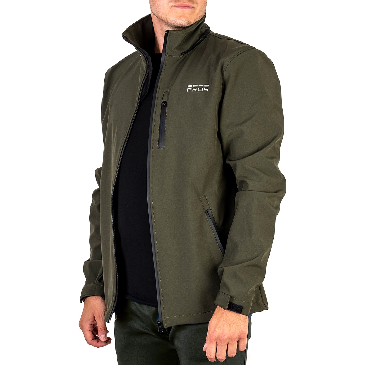 Pros - Sport Softshell Jacke - Grün