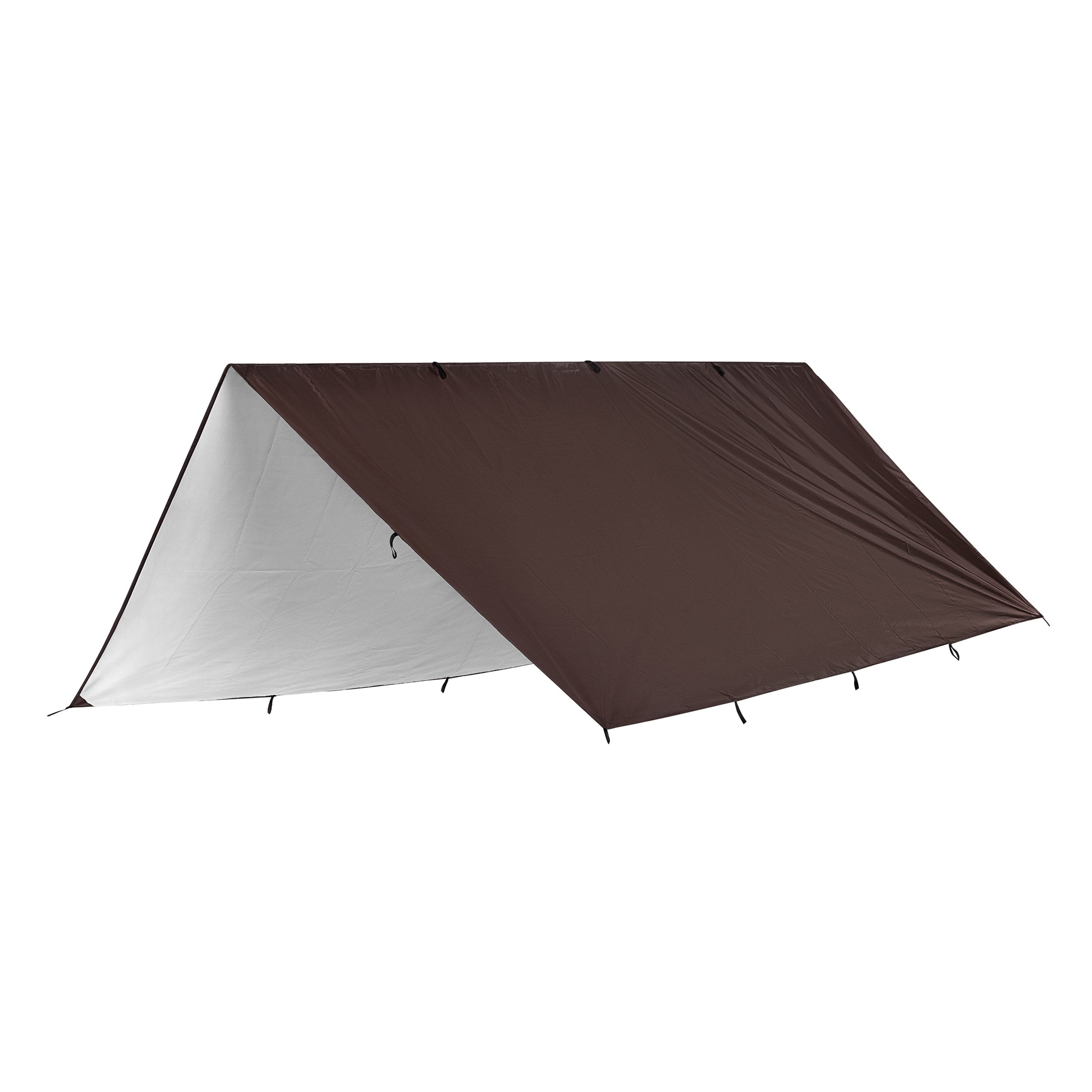 TigerWood - Termo Tarp - Zeltplane 3x3 m - Brown