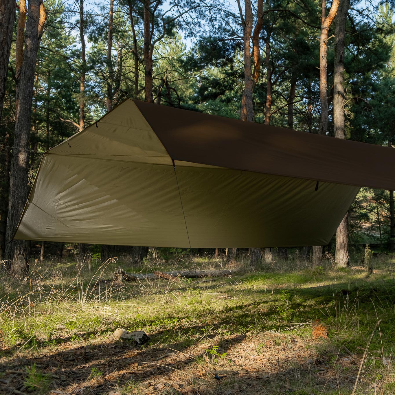 TigerWood - Termo Tarp 4,5 x 4,5 m - Zeltplane - Brown