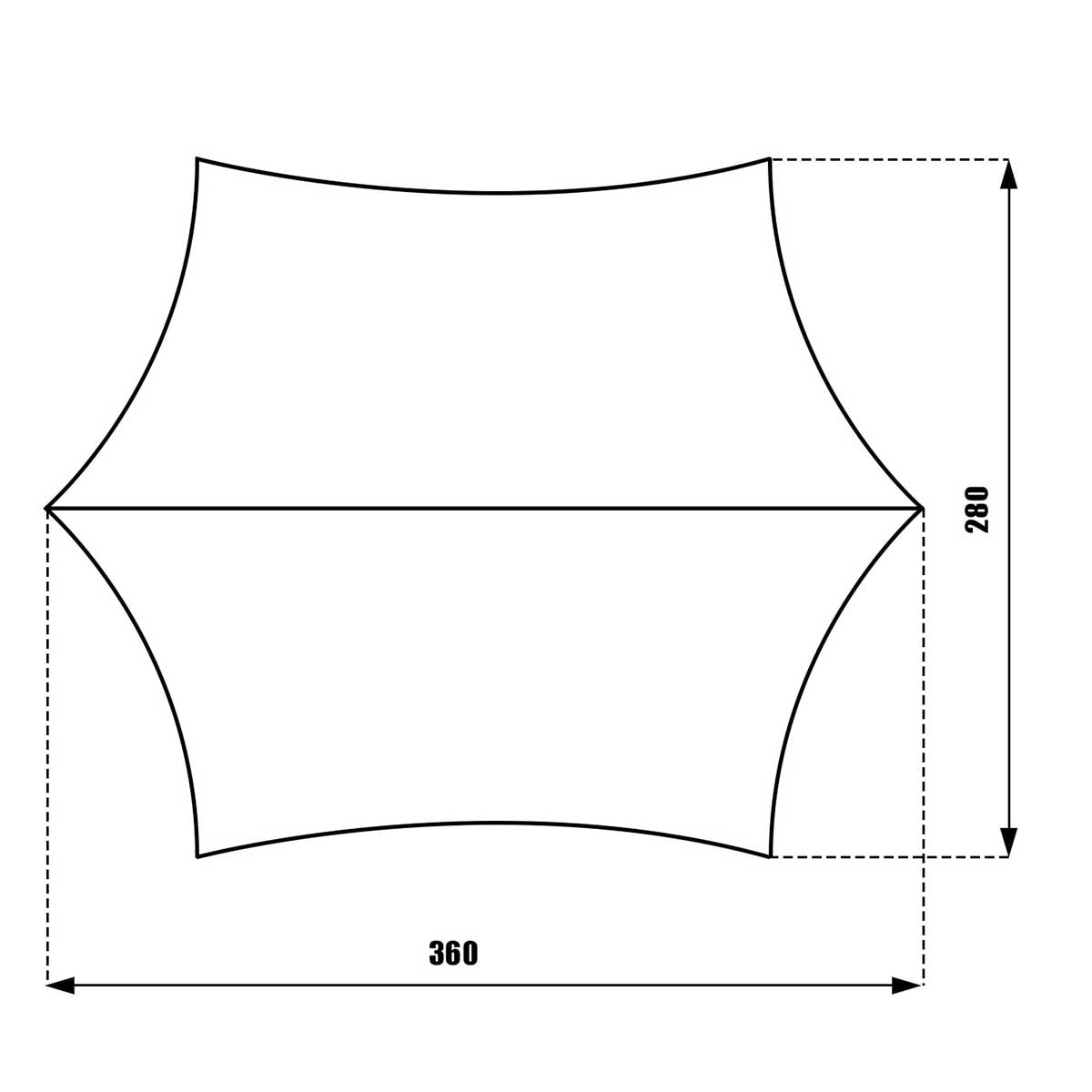 TigerWood - Termo Tarp T2 StingRay 3,6 x 2,8 m - Zeltplane - Olive