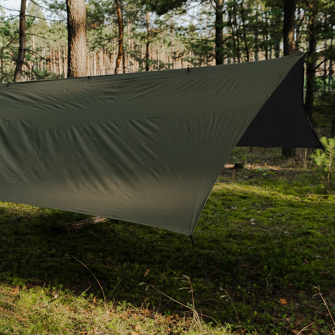 TigerWood - Termo Tarp T2 StingRay 3,6 x 2,8 m - Zeltplane - Olive