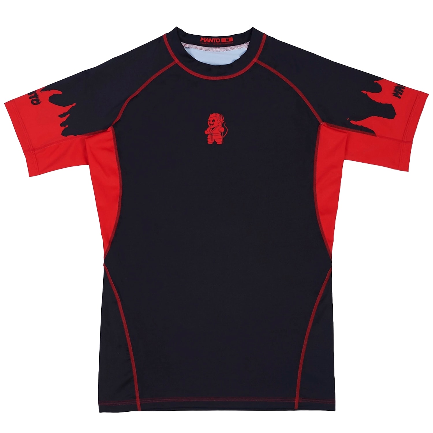 Manto - Rashguard Hell - Thermo-T-Shirt - Black