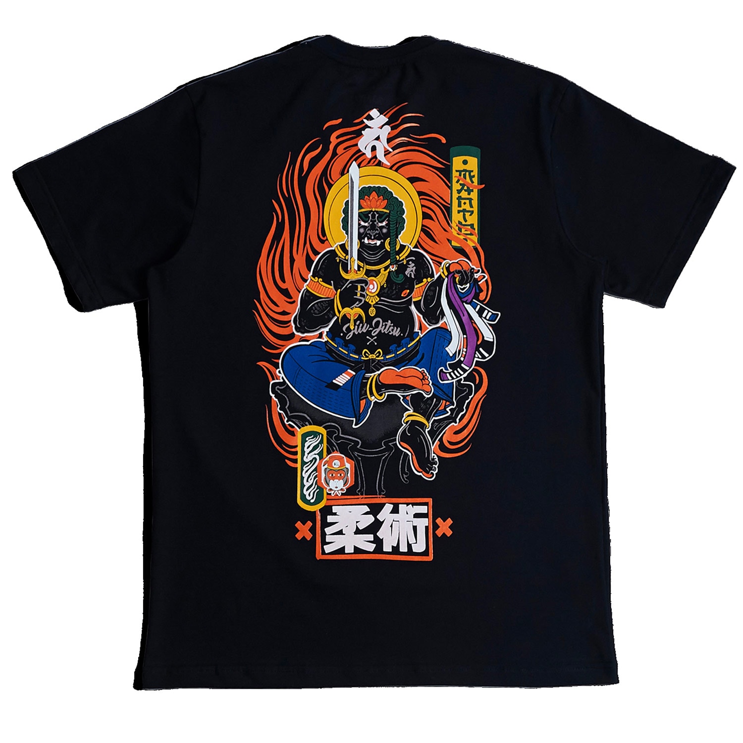 MANTO x Yauhen Abu - Fudo - T-Shirt - Black 