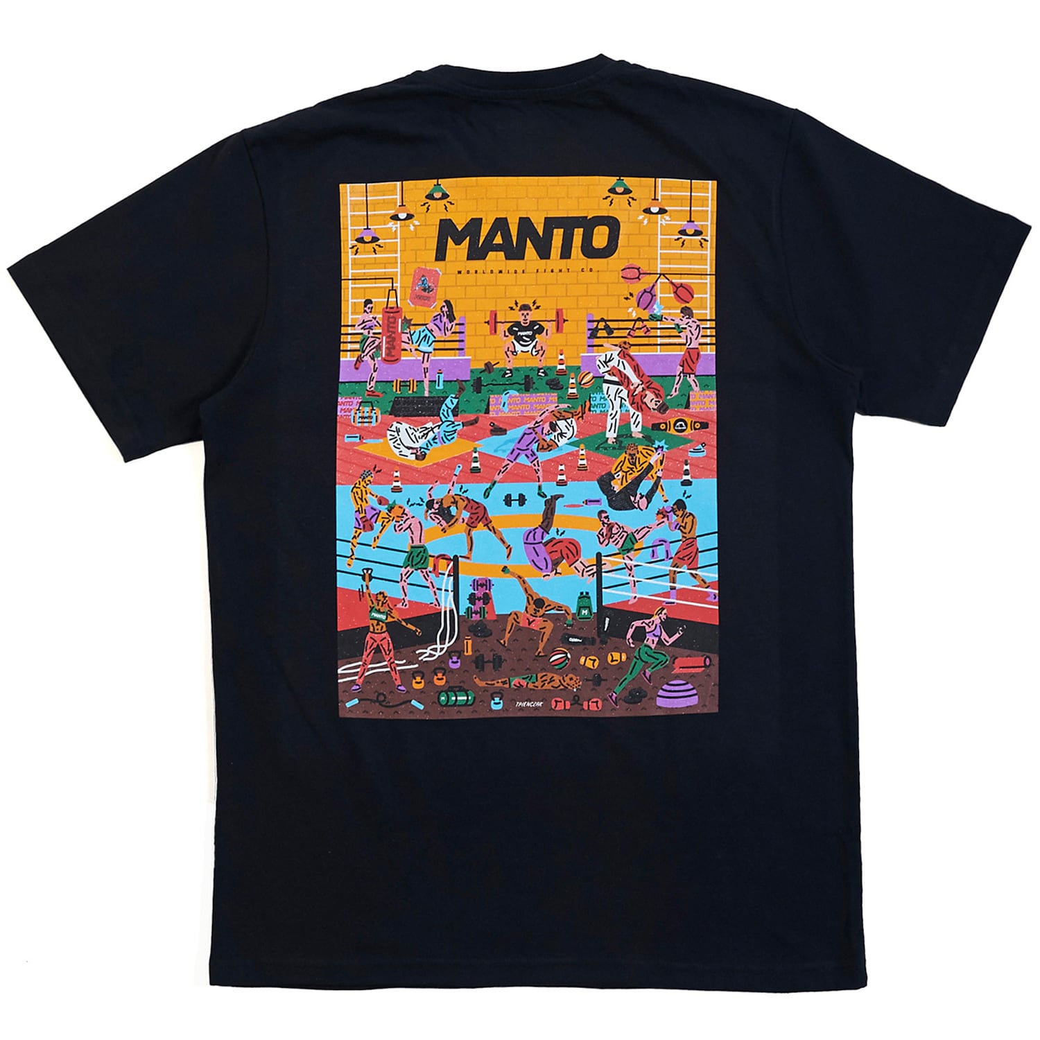 Manto - Gym 2.0 - T-Shirt - Black