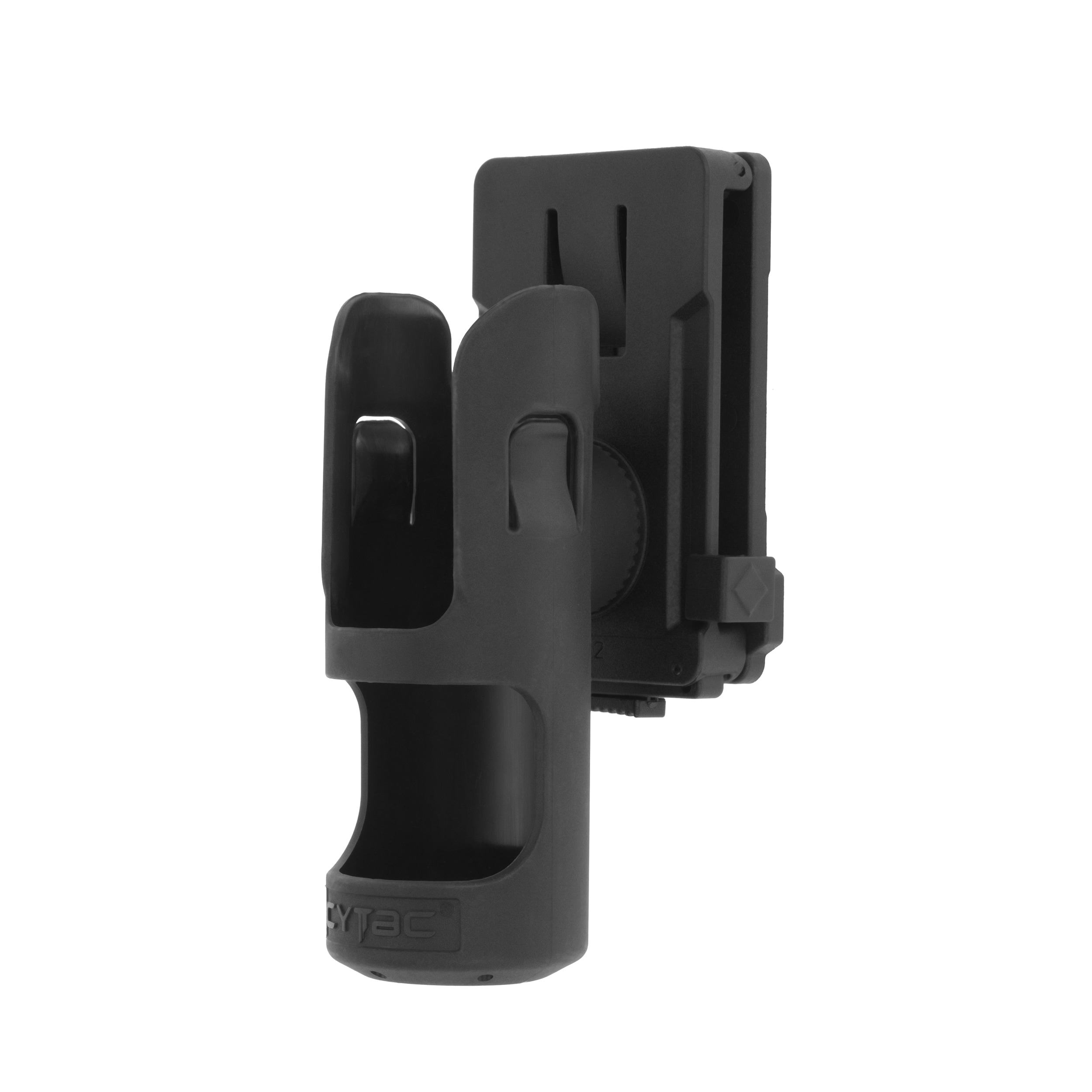Cytac-Holster für Pfefferspray mit Gürtelclip – Schwarz