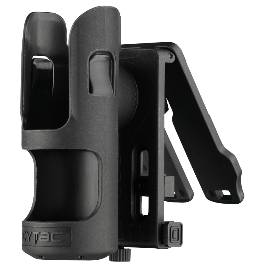 Cytac-Holster für Pfefferspray mit Gürtelclip – Schwarz