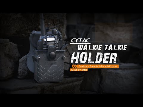 Cytac - Walkie Talkie Belt Loop - Holster für Funkgerät - Black