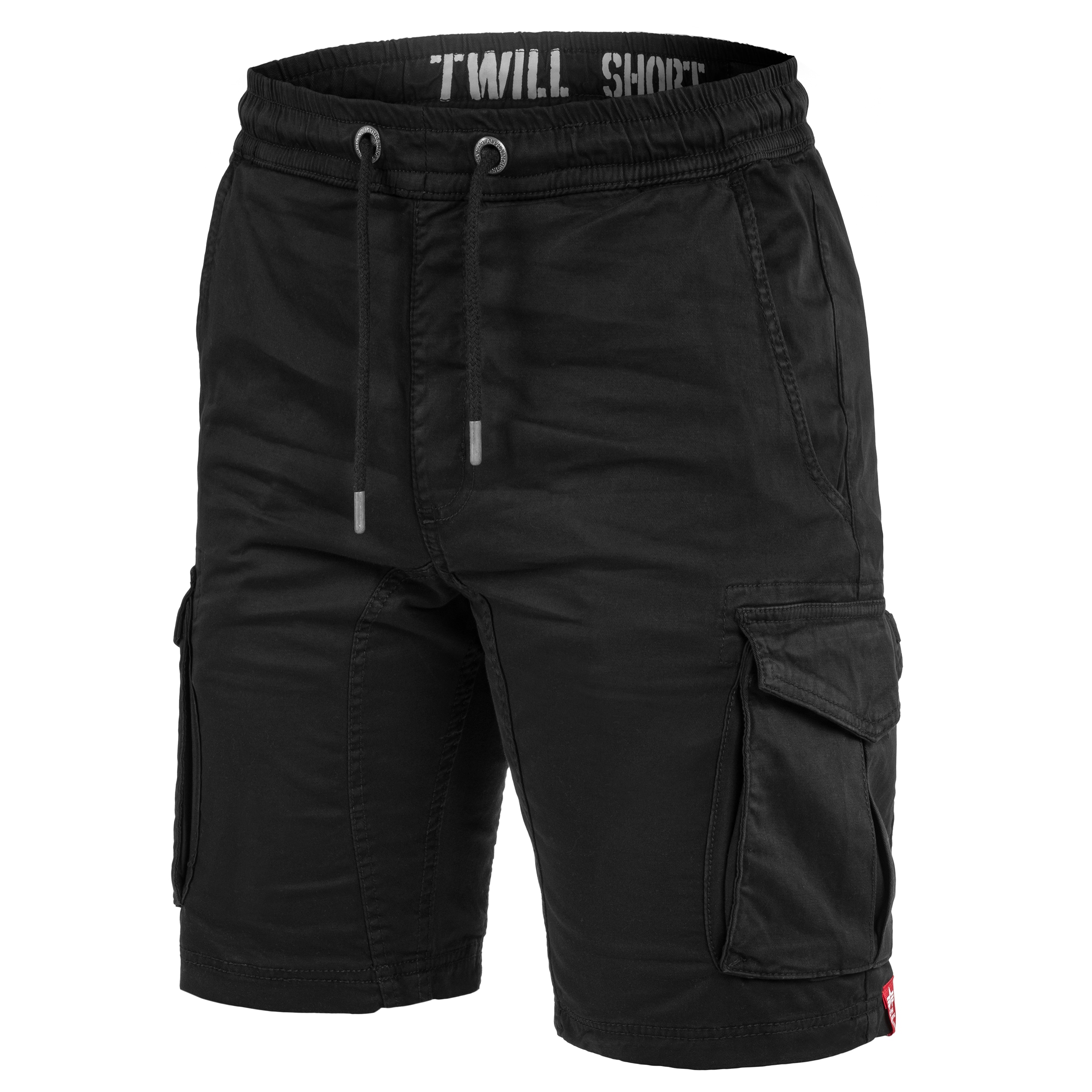 Alpha - Industries Cotton Twill Jogger Shorts - Black