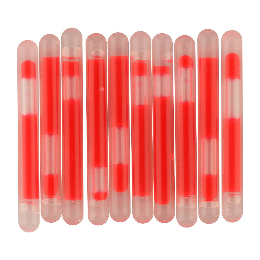 M-Tac - Chemische Beleuchtung 10 Stk. - Rot